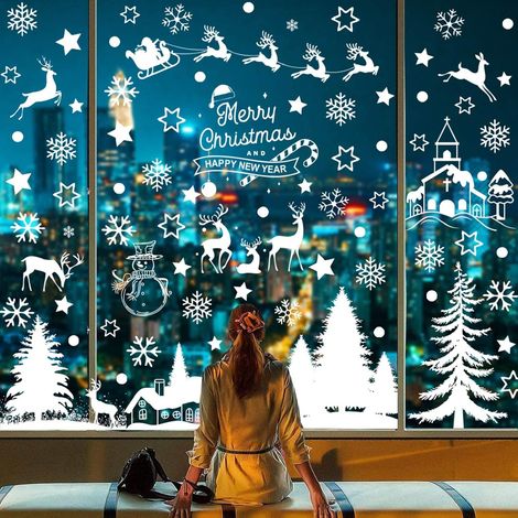 Autocollants décoratifs de Noël pour fenêtres (1/5)