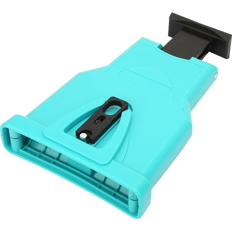 Ortviai Aiguisoir portable pour chaîne de tronçonneuse bois – pierre à aiguiser intégrée, couleur bleue (1/5)