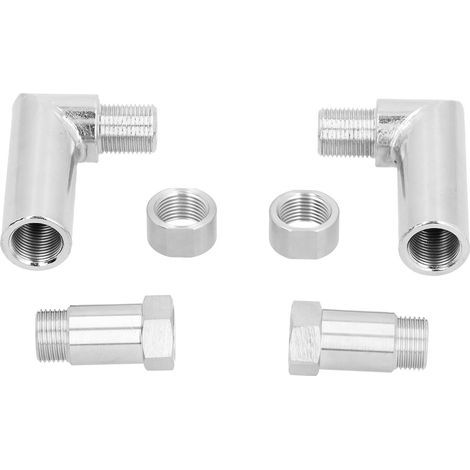 90° abgewinkelte Sauerstoffsensorverlängerung, 6 Stück/Set, M18x1,5, 1,8-Zoll-Verlängerungsadapter, befestigt die Motorkontrollleuchte (1/5)