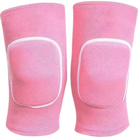 Rutschfeste Knieschoner, weiche und atmungsaktive Knieschoner für Tanz (rosa) (1/5)