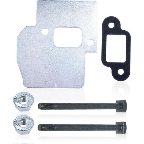 Kit de joints pour plaque de boulon d'échappement de silencieux, compatible avec STIHL MS250 MS230 MS210 021 023 025, pièces de tronçonneuse 1123 141 3200 (1/5)