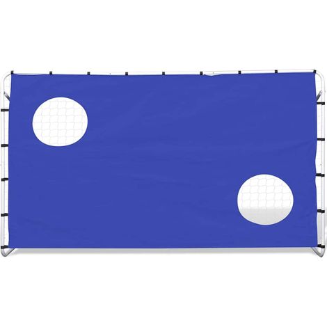 Maison Exclusive - Fußballtor mit Torwand 240x92x150 cm Stahl Hoc