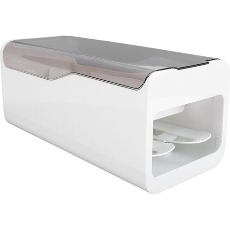 Eieraufbewahrungsbox, rollbarer Ständer aus lebensmittelechtem PP, Organizer für den Kühlschrankspender (1/5)