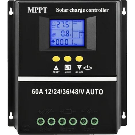 Spannungsidentifizierung Solar-MPPT-Regler LCD-Bildschirm Inselsystem Elektrische Energieerzeugungssysteme für wiederaufladbare Lithiumbatterie (1/5)