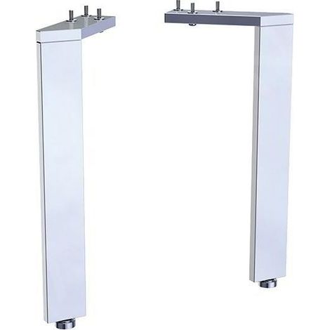 Geberit Acanto - Pieds pour meuble, 281 mm, aluminium/chrome 500.658.00.2 (1/2)