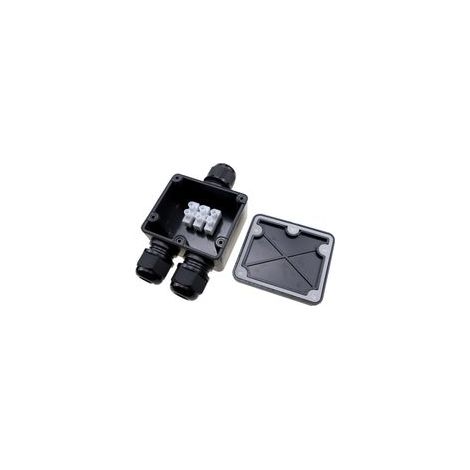 piezas Boîte de Jonction étanche IP68, Boite de Derivation Etanche Exterieur, Boîtier de Connecteur de Câble 3 Voies Connexions for Câble Ø5mm-9mm, A