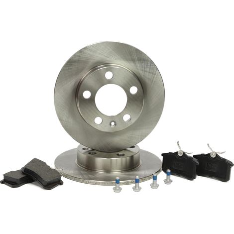 Hintere Bremsscheiben + Bremsbeläge für Audi A1 Sportback (GBA) Seat Skoda VW (1/4)