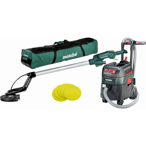 Lijadora manual LSV 5-225 Bolsa + aspirador ASR 35 L ACP + 25 abrasivos METABO - 690885000