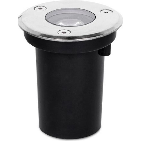 Segnapasso carrabile Led 1W da incasso Rotondo Argento satinato IP65 Bianco neutro 4000K Wisdom