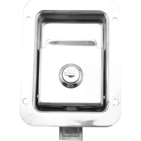 Loquet à palette avec serrure à clé pour caravane ou camping-car - (1/5)