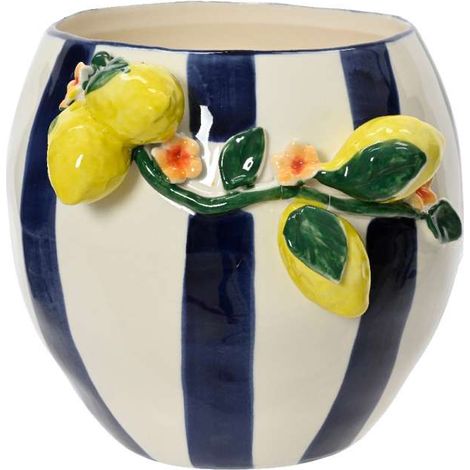 Vaso in gres Lemon Sicily