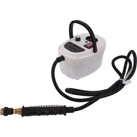 Nettoyeur vapeur 2500 W, blanc, élimine la saleté, la graisse et les résidus. Haute pression, haute température, chauffe rapide. Idéal pour la cuisine, la voiture et la salle de bain. Prise 220 V (nor (1/5)