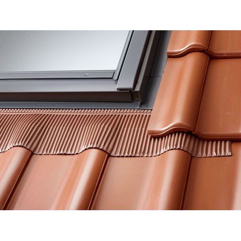 Raccord Rouge brun VELUX 78x98 cm pour tuile inférieure à 120mm - EDW MK04 0700C2