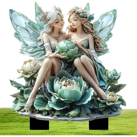 Gartenfee - 2D Gartenfee Stakes - Panneau décoratif étanche pour jardin - (1/5)