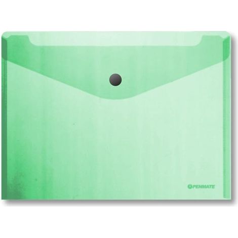 A6 PP-235 grüner Penmate Snap-on-Umschlag