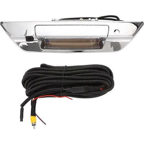 Enjoliveur de poignée de hayon avec faisceau de câbles pour caméra de recul 69090-0K350 pour Toyota Hilux 2015-2022 (emplacement pour serrure à clé). (1/5)