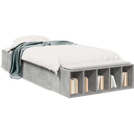 Maison Exclusive - Estructura de cama madera de ingeniería gris h