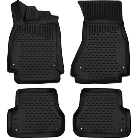 Tapis en caoutchouc XTR pour Audi A6 Limousine 11/2010 - 09/2018, sans compartiment sous le siège du conducteur (1/5)