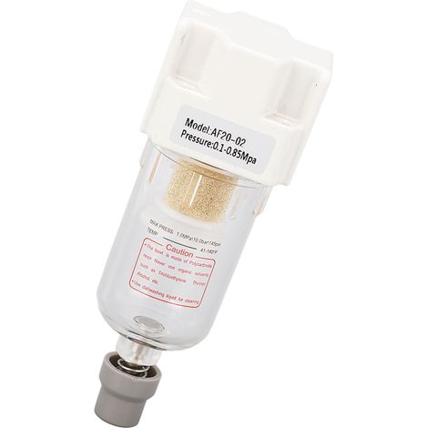 G1/4-Zoll-Druckluftfilter, Druckregler, Luftkompressor-Rohrzubehör, 0,1–0,85 MPa, Ablassfunktion (1/5)