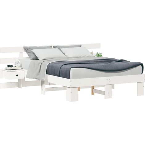 Maison Exclusive - Estructura de cama 135 x 190 cm Madera de pino