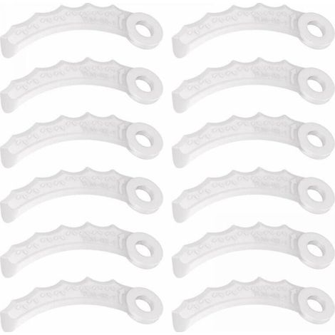 12 Kunststoffklingen für Makita, für Makita Motorsense 198426-9 198383-1, DUR187U/L (1/4)
