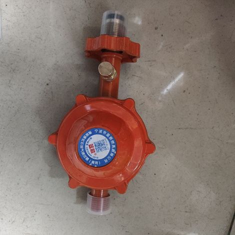 Vanne de réduction de pression commerciale basse pression de 1,2 litre pour gaz de pétrole liquéfié (GPL), antidéflagrante, à fermeture automatique, non réglable, avec coupure en cas de surintensité.