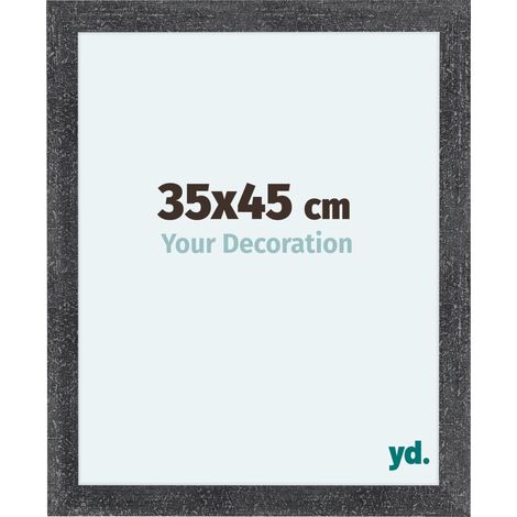 yd. - Cadre photo 35x45 - Gris Patine - MDF - Como (1/5)