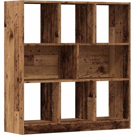 Maison Exclusive - Bücherregal Altholz-Optik 97,5x29,5x100 cm Hol