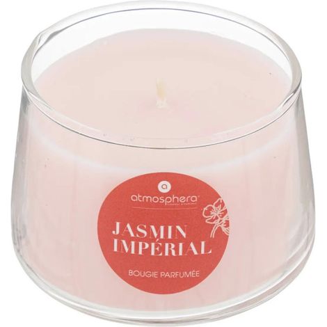 Bougie Parfumée en Verre "Izor" 110g Jasmin (1/2)