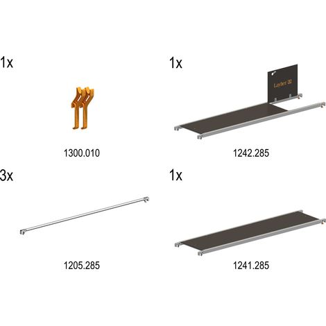 Layher Nachrüstset P2 für Gerüst Uni Standard 1401.104 (1/3)