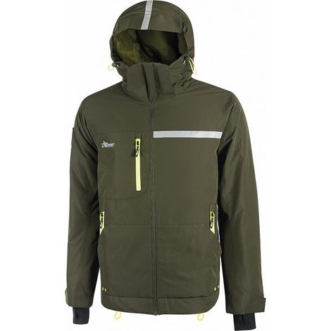 Winter-Arbeitsjacke wasserdicht WINK - Dunkelgrün 5XL (1/5)
