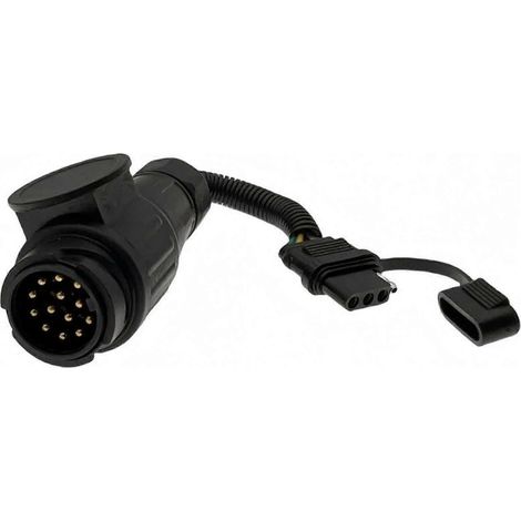 Adaptateur 13 contacts vers 4 contacts, accessoire automobile en plastique moulé nervuré (1/5)