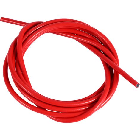 Tubo de funda para cable de freno de bicicleta de carretera de 5 mm (rojo/cable de freno) (1/4)