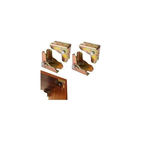 charnières pliantes, charnières pliantes autobloquantes, charnières pliantes à 90 degrés, supports de pieds de table pliables, charnières de pieds pliants pliables pour pieds de table et de lit (1/5)