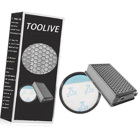 Toolive – Ersatz-HEPA-Filterset für Rowenta Compact Power XXL Staubsauger – Effiziente Filtration – Kompatibel mit den Modellen RO4811EA, RO4871EA, RO4855EA und RO4826EA – Toolive (1/5)