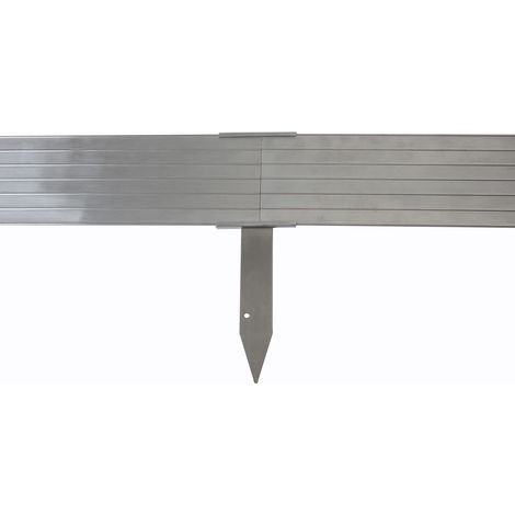 Rasen-,Beet-u.Trennkante Comf. Aluminium L: 100 cm, H: 10 cm