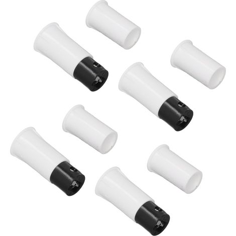 Lot de 10 capteurs de sécurité encastrés filaires pour portes et fenêtres, 100 V CC, 10 W, à induction magnétique, pour le contrôle d'accès et le remplacement des systèmes d'alarme. (1/5)