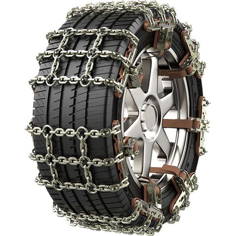 1pcs Cadenas rompehielos para camiones, SUV, cadenas de emergencia, tamaños de neumáticos 165 a 265. (1/4)