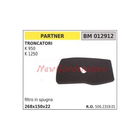 Luftfilter PARTNER für K 950 1250 Kappsäge 012912