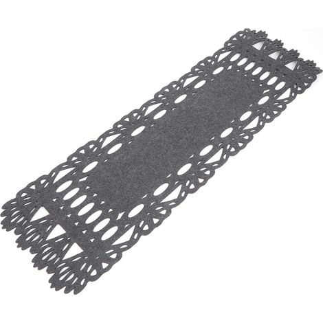 Chemin de table ajouré, nappes, drapeaux et fanions de table de style européen moderne pour mariage (1/5)