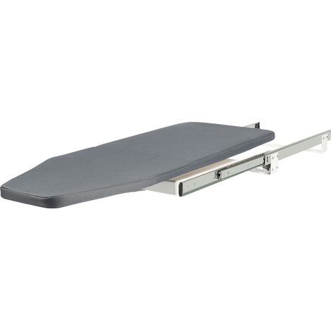 YISSALE – Planche à repasser extensible - Rotation à 180° - Plateau écologique - Table à repasser pliable - Gris - 813115cm - Acier, ABS - Gris