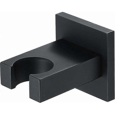Support de douche noir, support de douche en laiton, support de douche mural carré, support de douche (1/5)