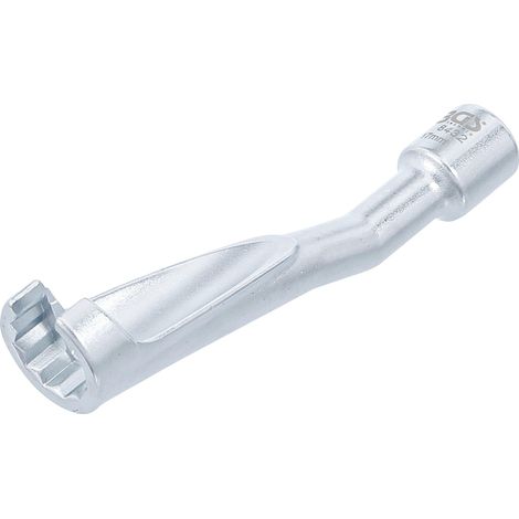 Llave especial para tubos de inyección  para BMW, Opel 2.5TD, Mercedes-Benz  entrada 10 mm (3/8")  17 mm (1/4)