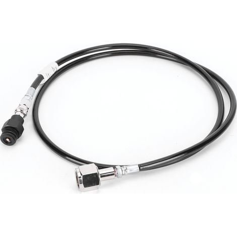 W21.8-14 Tuyau à soda noir de 1,5 m, adaptateur de remplissage de bouteille de CO2, accessoire pour machine à soda (1/5)