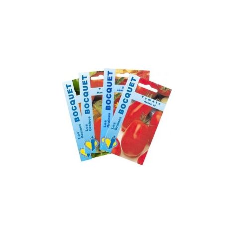 Lot de Tomates Rouges (4 sachets de graines à semer) - 2,2g