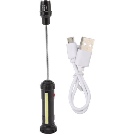 Lot LED de barbecue magnétique avec lampe latérale zoomable, résistant à l'eau et à la chaleur, col flexible, pour grillades en extérieur (1/5)