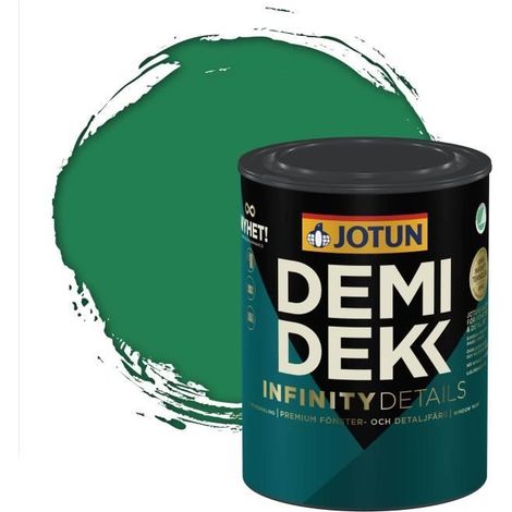 Peinture Bois - JOTUN - Lasure Opaque Satinée - RAL 6032 - Vert de Sécurité - 0,75L (1/2)