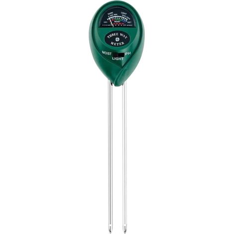 1 Pièces Testeur de Sol 3 en 1,Testeur Humidité Plante,Hygrometre Moisture Soil Testeur de Mètre d'humidité Pas Besoin,Batterie Portable pour Jardinage Pelouse l'agriculture et Extérieures. (1/5)