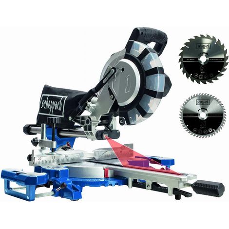 Troncatrice radiale per legno 2000 w ø 255 Scheppach hm254spx