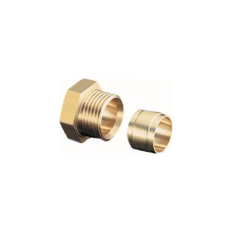 Oventrop Ofix-Oil Klemmringverschraubung 10mm 2-fach für Zweistrangfilter und Flexo-Block (1/2)